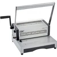 GBC CB25 Pro Handmatige Pons- en Bindmachine voor zwaar gebruik - Capaciteit 500 A4 vellen - Zilver