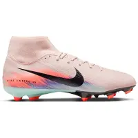 Nike Zoom Mercurial Superfly 10 Academy Gras / Kunstgras Voetbalschoenen (MG) Roze Blauw Turquoise