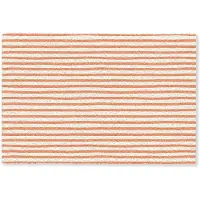 MuchoWow Deurmat 60x40 cm - Droogloopmat Zee - Dieren - Rood - Strepen - Mat voor binnen - Schoonloopmat - Deurmatten met print - Inloopmat