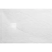 Wiesbaden Douchebak Stonea Antislip Composiet 90x120x3 cm Inkortbaar Mat Wit