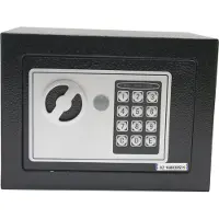 Benson Stahlex Elektronische Kluis - Zwart 17x23x17cm