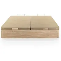 Vente-unique Boxspring 180 x 200 cm - Licht naturel - HESTIA van YSMÉE