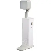 Unilux LED mobiele lamp Pocketlight, 3-in-1: tafellamp, zaklamp & powerbank, dimbaar, wit-grijs