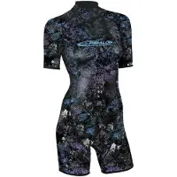 Epsealon Spearfishing 2.5 Mm Woman Short Sleeve Shorty Zwart L Vrouw