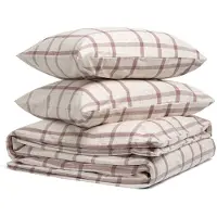 Yumeko Dekbedovertrek set Flanel 200x220 Multi - Eco, Bio & Fairtrade