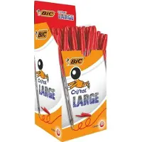 BIC Lange Beschreibung von Cristal Large Black. (50 Stück.)
