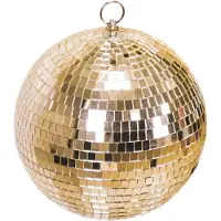 House Vitamin Christmas decoration christmas hanger discoball foam gold 25x25x25cm
