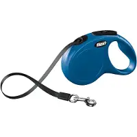 Flexi Rollijn Classic Tape S 5 Meter Blauw