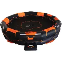 Lalizas Liferaft Oceano Open Reversible Canister Zwart 50 Places
