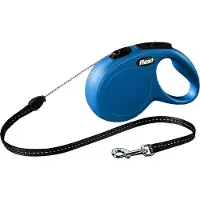 Flexi Rollijn Classic Koord 8 mtr tot 12 kg Blauw