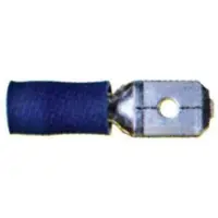 Oem Marine Flat Plug Terminal 100 Units Zilver 6.3 x 0.8 mm