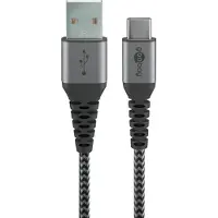 Goobay USB A naar USB C kabel | | 0.5 meter | USB 2.0 (60W, 480 Mbps)
