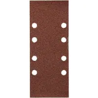 Kwb Schuurpapier met klittenband, korund, 93x230 mm, korrelgrootte K180, 10 stuks