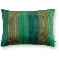 Pip studio Sierkussen Multi Stripe - Kussen voor de Woonkamer - Groen - 50x70cm