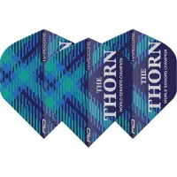 Red Dragon Rob Thornton - World Seniors Hardcore Blue - Dart Flights