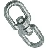 PLASTIMO Chain Swivel Link Zilver 8 mm