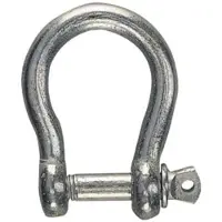 Barton Marine Galvanized Lyre Shackle Zilver 32 mm