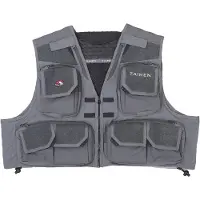 Taimen Selenga Horizontal Fishing Vest Grijs XS Man