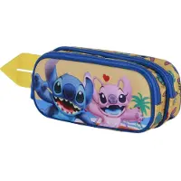 KARACTERMANIA - Disney - Lilo en Stitch - Potloden Etui - Pennenetui - Dubbele Rits - Lilo en Stitch Oceaan