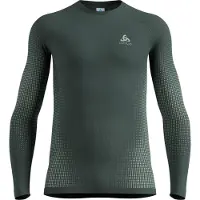 Odlo - BL Top Crew Neck LS Performance Warm Eco M Urban Chic voor Heren - Maat XL - Grijs