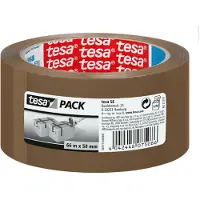TESA Standard Pakkingtape 66m x 50mm Bruin - Oplosvrij