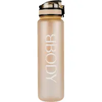 BBODY Motivational Drink Bottle 1 l Champagne | 1 stuk