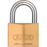 ABUS Cilinderhangslot | breedte slotlichaam 60 mm | messing gelijksluitend 2715 | 1 stuk - 2496 2496a