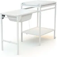 WEBABY - Verschoontafel met bad LILO in hout Wit