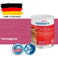 Remmers HK-Lazuur 3in1 Telemagenta 0,75L – Premium Houtbeschermingsbeits voor Buiten – Oplosmiddelhoudend – UV- & Vochtwerend – Impregneer, Grondlaag & Beits in Eén