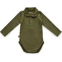 Frogs and Dogs - kraamcadeau / baby- meisjes - romper - jungle - Khaki - maat 50