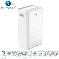 Htw - Ontvochtiger 10ltr- 24uur/ 20m2- WIFI -slaapkamer - badkamer - huiskamer -woonkamer - wasruimte - droogfunctie
