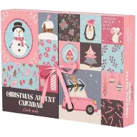 Apollo Sokken Adventskalender Kinderen - Meisjes - Kerst - 12 paar sokken - One size (31/36)