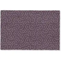 MuchoWow Deurmat 90x60 cm - Droogloopmat Paars - Geometrisch - Patroon - Donker - Mat voor binnen - Schoonloopmat - Deurmatten met print - Inloopmat