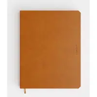 De KEMPEN Notitieboek - Atlas (bruin) - 17 x 22 cm - Binnenzijde: blanco