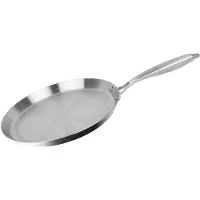 Cheffinger Pannenkoekenpan - 28cm - RVS - Zilver - Crêpespan