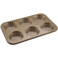 Zenker Mal voor ronde individuele broodjes 6 holtes 33 x 22 cm Mojave Gold