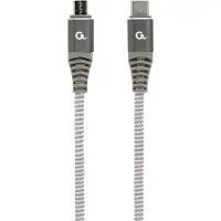 Gembird Premium USB Type-C naar micro laad- en datakabel 'katoen', 1.5 m
