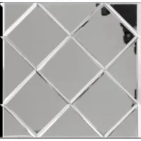BES LED Zelfklevende Mozaïek Tegel - Afimera Silver Glass - Zilver - 300x300x4mm