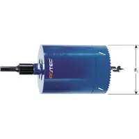 Rotec Dakdoorvoerboor 110x150mm 3-4tpi incl.boor +6kt adapter - 5293110