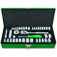 Toptul Dopsleutelset 1/4 inch, 3/8 inch 40 teilig