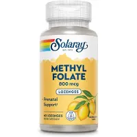 Solaray , Methyl Folate, Citroen, 800 mcg, 60 Zoetjes