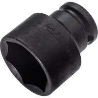 Hazet Krachtdopsleutel 900S-32 · 1/2 inch (12,5 mm) vierkant hol · Buiten-zeskant-tractieprofiel · SW 32 mm