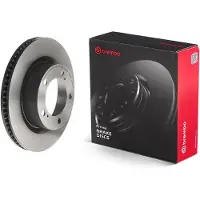 Brembo Remschijf 09A96611 voorkant, geventileerd, 1 Stuk