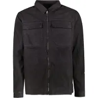 Cars Jeans Ronzo Shirt Zip Twill Gmd Black Maat: XXL | Longsleeves Outlet | Heren | Zwart