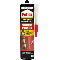 Pattex Montagelijm Super Power Waterbased Wit 370g