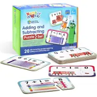 Learning Resources Number Blocks - Puzzel set - Optellen & aftrekken - 3+