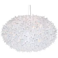 Kartell Hanglampe , Bloom S1, Wit, Woonkamer, Kunststof, Designer