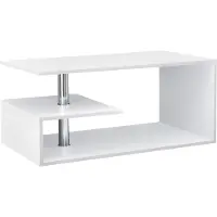 En.casa Salontafel Monster 90x50x41cm - wit
