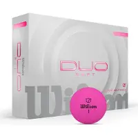 Wilson - Duo Soft Golf Ball Pink 12-ball