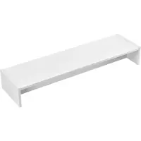 En.casa Monitorstandaard verhoger 100x27x15 cm wit